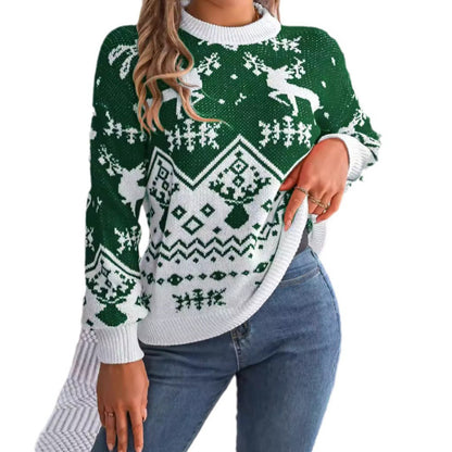 Winter Casual Deer Christmas Sweater