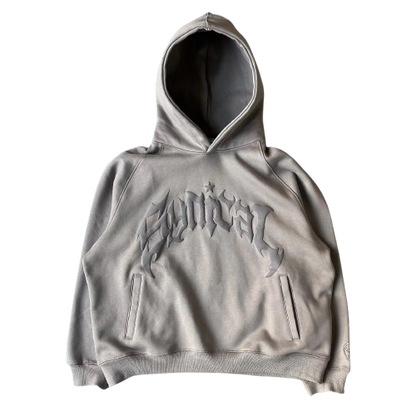 Vintage Letter Printed Hoodies Men