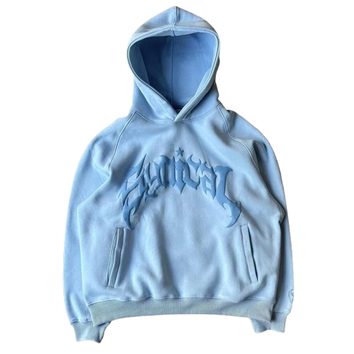 Vintage Letter Printed Hoodies Men